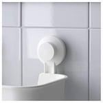 IKEA TISKEN Vantuzlu Sepet Beyaz