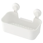 IKEA TISKEN Vantuzlu Sepet Beyaz
