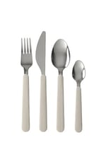 IKEA Upphojd Bej 16 Parça 4 Kişilik Çatal Bıçak Kaşık Takımı, Gümüş