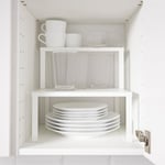IKEA Variera-raf, beyaz, 32 x 13 x 16 cm, Doppelpackung