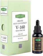 İlhan Sarı Organik V-160 Zeytin Yaprağı Özü, Yüksek Oleuropein İçerikli, Ecocert Onaylı, Organik Sertifikalı, 30 ml