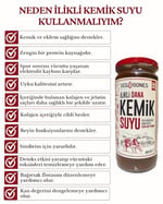 İlikli Dana Kemik Suyu Yüksek Kolajen ve Protein Deposu (480 ml x3 Adet)