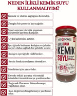 İlikli Dana Kemik Suyu Yüksek Kolajen ve Protein Deposu (480 ml x3 Adet)