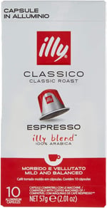 Illy - Cafe Espresso Classico uyumlu Nespresso, 10 kapsül
