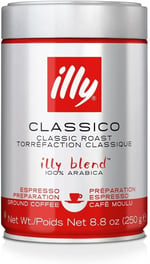 Illy Espresso %100 Arabica kahve öğütülmüş, orta kavrulmuş kutu 250 g