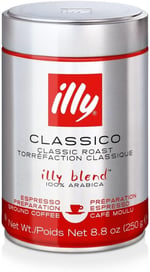 Illy Espresso %100 Arabica kahve öğütülmüş, orta kavrulmuş kutu 250 g