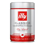 Illy Espresso %100 Arabica kahve öğütülmüş, orta kavrulmuş kutu 250 g