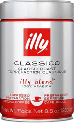 Illy Espresso %100 Arabica kahve öğütülmüş, orta kavrulmuş kutu 250 g