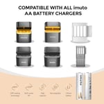 Imuto 3600mWh AA Şarj Edilebilir Lityum Pil (8’li Paket)