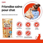 INABA Churu Bites - Kedi elinizden beslenmek için davranır - kremsi dolgulu çıtır çantalar - tavuk