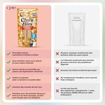 INABA Churu Bites - Kedi elinizden beslenmek için davranır - kremsi dolgulu çıtır çantalar - tavuk