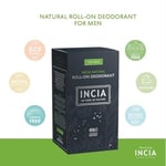 INCIA%100 Doğal Roll On Deodorant Erkekler İçin Ter Kokusu Önleyici Leke Yapmayan 50 ml - Seçenekler: 50 ml (1er Pack), 50 ml (1er Pack) (2 paketi)