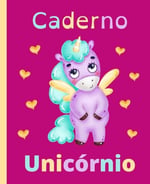 Independently published Caderno Unicórnio: Caderno Pautado, com o Interior Colorido, Especial para Disléxicos (Dyslexic Friendly), 7,5'' X 9'' (dimensões de um Caderno Diário), 70 Páginas Cor-de-Rosa 