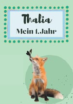 Independently published Thalia- Mein erstes Jahr: Supersüßes Babyalbum personalisiert für Thalia. Mit total schnuckeligen Tieren- Für die schönsten Erinnerungen & ... zur Geburt als Baby Tagebuch 1. J