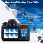 INDMEM SD Kart 4 GB 5 Paket SDHC Sınıf 4 Flash Bellek Kartı 4 GB Dijital Kamera Kartları