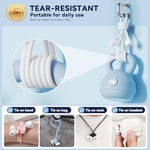 Inesore Manyetik ile 1 Paket AirPod Kayışı,Spor Anti-Kayıp için AirPod Kordon Anti-Kayıp,AirPods 4 ile Uyumlu Hava Bölmeleri Aksesuarları, Air Pod Pro 2/1, Air Pod 3/2/1 -Beyaz