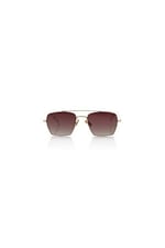Infiniti Design Marka ID 4813 C01 Unisex,KARE,METAL,ALTIN Çerçeve ORGANİK,KAHVERENGİ Cam 50 Ekartman Güneş Gözlüğü