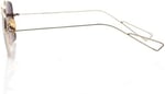 Infiniti Design Marka ID 4813 C01 Unisex,KARE,METAL,ALTIN Çerçeve ORGANİK,KAHVERENGİ Cam 50 Ekartman Güneş Gözlüğü