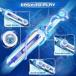 Infinity Nado Bey Battling Blade Oyuncakları, Yeni Başlayanlar için Mini Nado Kılıcı, 5-7 8-12 Yaş Çocuklar için Top ve Kılıç Fırlatıcı Savaş Seti Oyuncakları, Be - Seçenekler: Fury Dalga Ejderha, Ayı