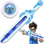 Infinity Nado Bey Battling Blade Oyuncakları, Yeni Başlayanlar için Mini Nado Kılıcı, 5-7 8-12 Yaş Çocuklar için Top ve Kılıç Fırlatıcı Savaş Seti Oyuncakları, Be - Seçenekler: Fury Dalga Ejderha, Ayı