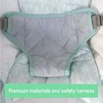Ingenuity Cozy Spot Yatıştırıcı Bebek Zıpzıpı Ahşap Oyuncaklı Yay, Doğal Kauçuk Oyuncak, Emniyet Kemeri, Müzik Ve Otomatik Kapanma, 0 İle 6 Aylık Arasındaki Bebekler İçin, Gri