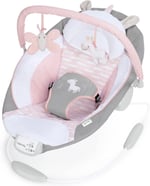 Ingenuity RahatlatıcıAna Kucağı, Sesler ve Titreşimler, 0-6 Ay, 9 kg'ya Kadar - Flora the Unicorn (Pembe)