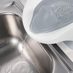Ingenuity Summer Infant Temiz Durulama Bebek Banyo Koltuğu, Tezgahta, Lavaboda veya Küvette Kullanım için Yumuşak Destek, 3 Yatma Pozisyonu, Hızlı Kuruma, Doğumdan Oturmaya Kadar Kullanım - Gri