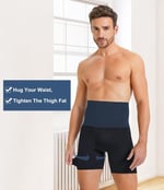 Inner Vision, Karın Kontrol Bodysuit ve Iç Çamaşırı Fitness Vücut Şekillendirici 3 Boyutlu Erkek Duble Korse Boxer