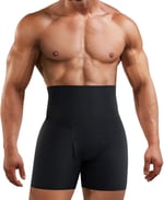 Inner Vision, Karın Kontrol Bodysuit ve Iç Çamaşırı Fitness Vücut Şekillendirici 3 Boyutlu Erkek Duble Korse Boxer