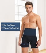 Inner Vision, Karın Kontrol Bodysuit ve Iç Çamaşırı Fitness Vücut Şekillendirici 3 Boyutlu Erkek Duble Korse Boxer