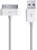 inovaxis iPhone 4/S Hızlı Data ve Şarj&Şarj Kablosu, Beyaz
