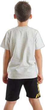 İnşaat Araçları Erkek Çocuk T-shirt Şort Takım