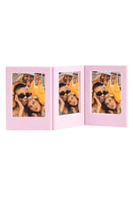 Instax Mini Film Uyumlu Pembe 3'lü Mıknatıslı Fotoğraf Çerçeve Seti