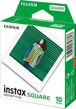instax SQUARE anlık Film, beyaz kenarlık, 10 çekim paketi, ambalaj değişebilir