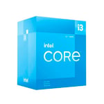 Intel Core i3-12100F 3.30GHz 4 Çekirdek 12MB L3 Önbellek Soket 1700 İşlemci - Seçenekler: i3-12100F, i5-12400, Tek, Tek kişilik