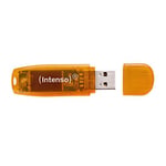 Intenso Rainbow Line USB bellek 64GB Turuncu 3502490 - Seçenekler: 64GB, 16 GB