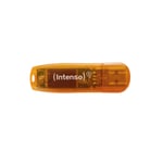 Intenso Rainbow Line USB bellek 64GB Turuncu 3502490 - Seçenekler: 64GB, 16 GB