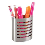 InterDesign Forma manyetik kalem tutucu ve kalem tutucu, paslanmaz çelik, Mattsilberfarben, Set of 1