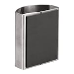 InterDesign Forma manyetik kalem tutucu ve kalem tutucu, paslanmaz çelik, Mattsilberfarben, Set of 1