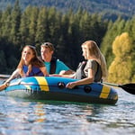 Intex Challenger 3 Set Schlauchboot - 295 x 137 x 43 cm - 3-teilig - Blau/Gelb