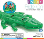 Intex Giant Gator Ride-On - Aufblasbarer Reittier - 203 x 114 cm