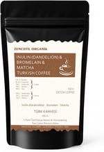 İnülin Ve Bromelain Coffee Türk Kahvesi 100 Gr. Karahindiba & Bromelain & Matcha Kahvesi