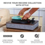 ION Audio Luxe LP – Hoparlörlü Bluetooth plak çalar, USB dönüştürme, tam boyutta, otomatik durdurma, kulaklık çıkışı, 3 hız - Seçenekler: Modern, Luxe LP