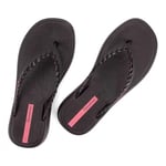 Ipanema Havuz veya günlük kullanım için parmak arası terlik, %100 kauçuk, kaymaz tişört, 4,5 cm dolgu topuklu, kadınlar için