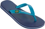 Ipanema Unisex Kids ™ Klasik Brasil II İlk Yürüyüş Ayakkabı Mavi Boyutu: 8 UK
