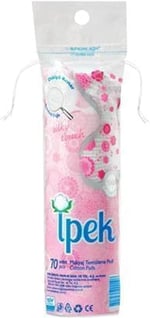 İpek 70Li Makyaj Temizleme Pedi - Seçenekler: Pack of 3, 70 Adet
