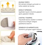 ipekbazaar Ayakkabı Vurma Önleyici Koruyucu Ped, Kendinden Yapışkanlı, Kumaş, Dolgulu, Topuk Vurma Önleyici Yastık Pedi,1 Çift (Lacivert)