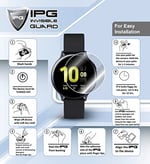 IPG Garmin VivoActive 6 - VivoActive 5 GPS Smartwatch Hidrojel Ekran Koruyucu (2 Adet) Görünmez HD Şeffaf Film Çizilmez Koruma-Pürüzsüz/Kendi Kendini İyileştirme/Kabarcık ViAc5-6 için