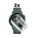 IPG Garmin VivoActive 6 - VivoActive 5 GPS Smartwatch Hidrojel Ekran Koruyucu (2 Adet) Görünmez HD Şeffaf Film Çizilmez Koruma-Pürüzsüz/Kendi Kendini İyileştirme/Kabarcık ViAc5-6 için
