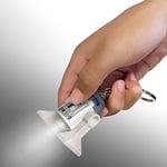 IQ Lego Star Wars Schlüsselanhänger mit LED-Taschenlampe Spielzeuggeschenke für Kinder - 76 mm große Figur - 2 CR2025 Batterien enthalten